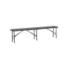 Складная скамья Stool Group 182х28х43см коричневая TZD183