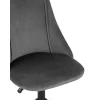 Поворотное кресло Stool Group Сиана велюр серый CIAN GREY