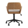Поворотное кресло Stool Group Филиус экокожа коричневая FILIUS
