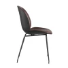 Барный стул Stool Group Турин со спинкой коричневый экокожа черные ножки 9329C BROWN