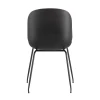 Барный стул Stool Group Турин со спинкой коричневый экокожа черные ножки 9329C BROWN