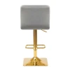 Стул барный DOBRIN GOLDIE (серый велюр (MJ9-75)) 5016-LM GOLDIE