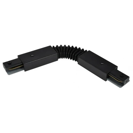Коннектор гибкий Hesby Lighting Skylite для  накладного шинопровода 220В, чёрный HSBL_0008