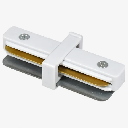 Коннектор прямой Hesby Lighting Skylite для накладного шинопровода 220В, белый HSBL_0029