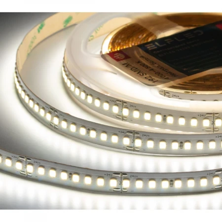Лента светодиодная ELFLED PRO140, 192/м (2835), 24В, 18Вт/м, 30м, белый нейтральный 4000-4500К ELFLED-24192-PRO140nw30