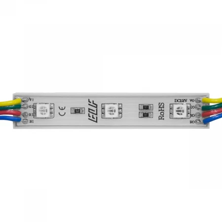 ELF 3SMD диода 5050, 12В, RGB, тип В, корпус glue ELF-3SMD5050RGB Type B gl