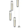 Подвесная светодиодная люстра Indigo Rilucente 11061/5P Chrome V000147L