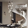 Каскадная светодиодная люстра Odeon Light Exclusive L-Vision Afalina 5442/137L