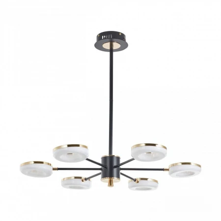 Подвесная светодиодная люстра Arte Milano Ferrara72999 277499/6 BK/GD