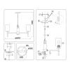 Подвесная люстра Ambrella Light High Light Modern LH56261