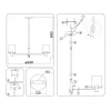 Подвесная люстра Ambrella Light High Light Modern LH57031