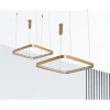 Подвесной светодиодный светильник Italline IT013-6031 gold 3000K