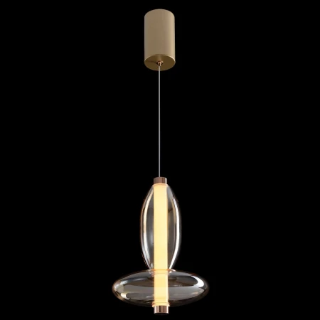 Подвесной светодиодный светильник Crystal Lux Quasar SP10W Led Amber