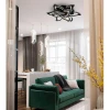 Потолочный светильник LED4U L2839-9 BK