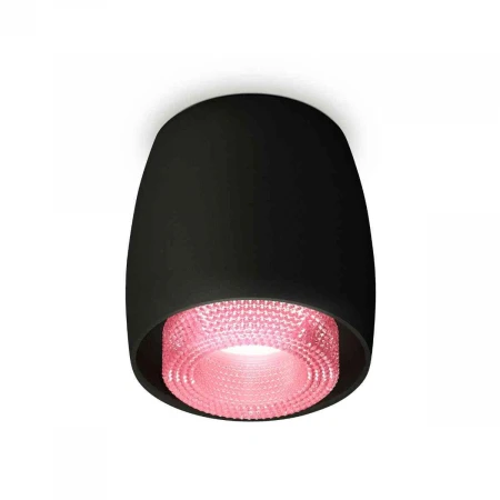Комплект накладного светильника Ambrella light Techno Spot XS1142022 SBK/PI черный песок/розовый (C1142, N7193)