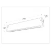 Трековый светодиодный светильник Ambrella Light Track System Magnetic 220V GL1301
