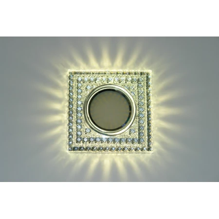 Светильник с подсветкой led mr16 gu5.3 прозрачный lbt k1201l