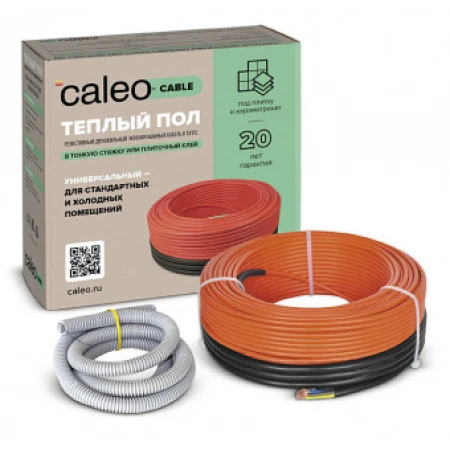 Нагревательная секция для теплого пола CALEO CABLE 18W-90, 12,5 м2