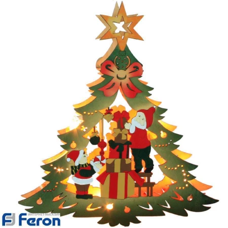 Световая фигура "елочка с пятиконечной звездой", lt080