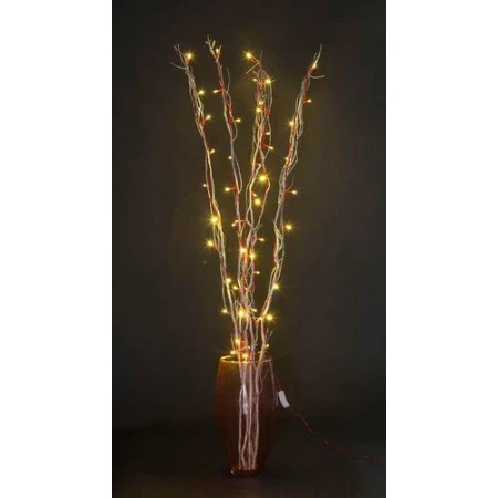 Ветки серебрянные 120см 50 белых led 6400к 230v, ld206b-indoor