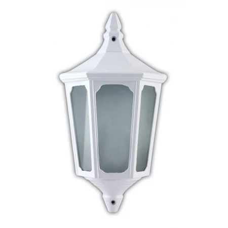 Светильник садово-парковый Feron 4206 четырехгранный на стену вверх 60W E27 230V, белый