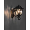 Светильник садово-парковый Feron PL4081 четырехгранный на стену вверх 100W E27 230V, черное золото