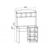 Стол компьютерный Амели MDA-05