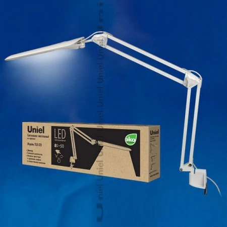 Настольная лампа офисная TLD-525 TLD-525 White/LED/500Lm/4500K/Dimmer