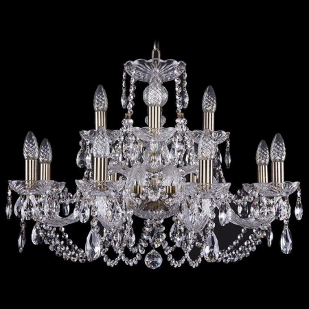 Хрустальная люстра Bohemia Ivele Crystal 1406/8+4/240/Pa