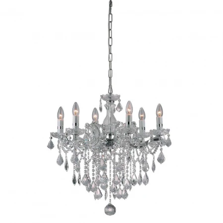 Подвесная люстра Ideal Lux Florian SP6 Cromo
