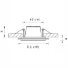 Встраиваемый светодиодный светильник Lightstar Acri 212032