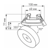 Встраиваемый светодиодный спот Arlight LGD-Mona-Built-R100-12W White5000 025464