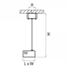 Питание подвесное Lightstar Barra 504299