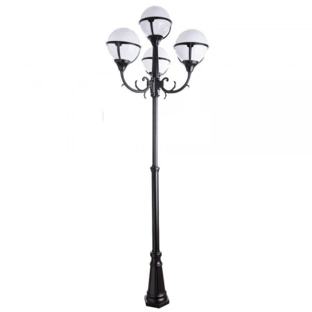 Садово-парковый светильник Arte Lamp Monaco A1497PA-4BK